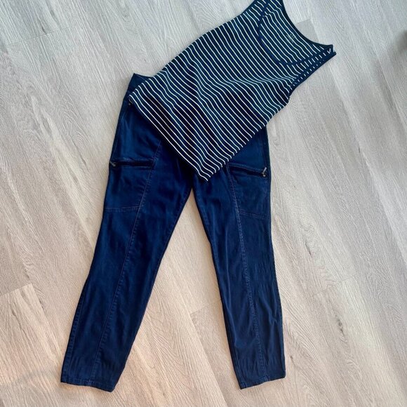 WHBM Pants - WHBM The Skinny Ankle Pant - Navy, Size 4